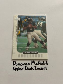 Donovan McNabb Philadelphia Eagles All-Pro QB Upper Deck Short Print Insert Card.