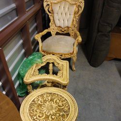 Victorian Chair and tabled