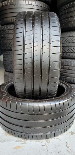 285/35/20 MICHELIN PILOT SUPER SPORT 100% TREAD MUSTANG CHEVY DODGE BMW PORSCHE