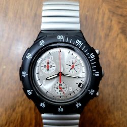 Vintage Swatch Aqua Chrono Ice Diving Watch.  Good Condition. 