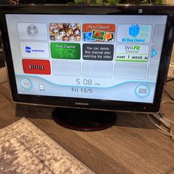 Samsung SyncMaster P2370HD-1 23” HDTV/Monitor With Remote WORKS GREAT