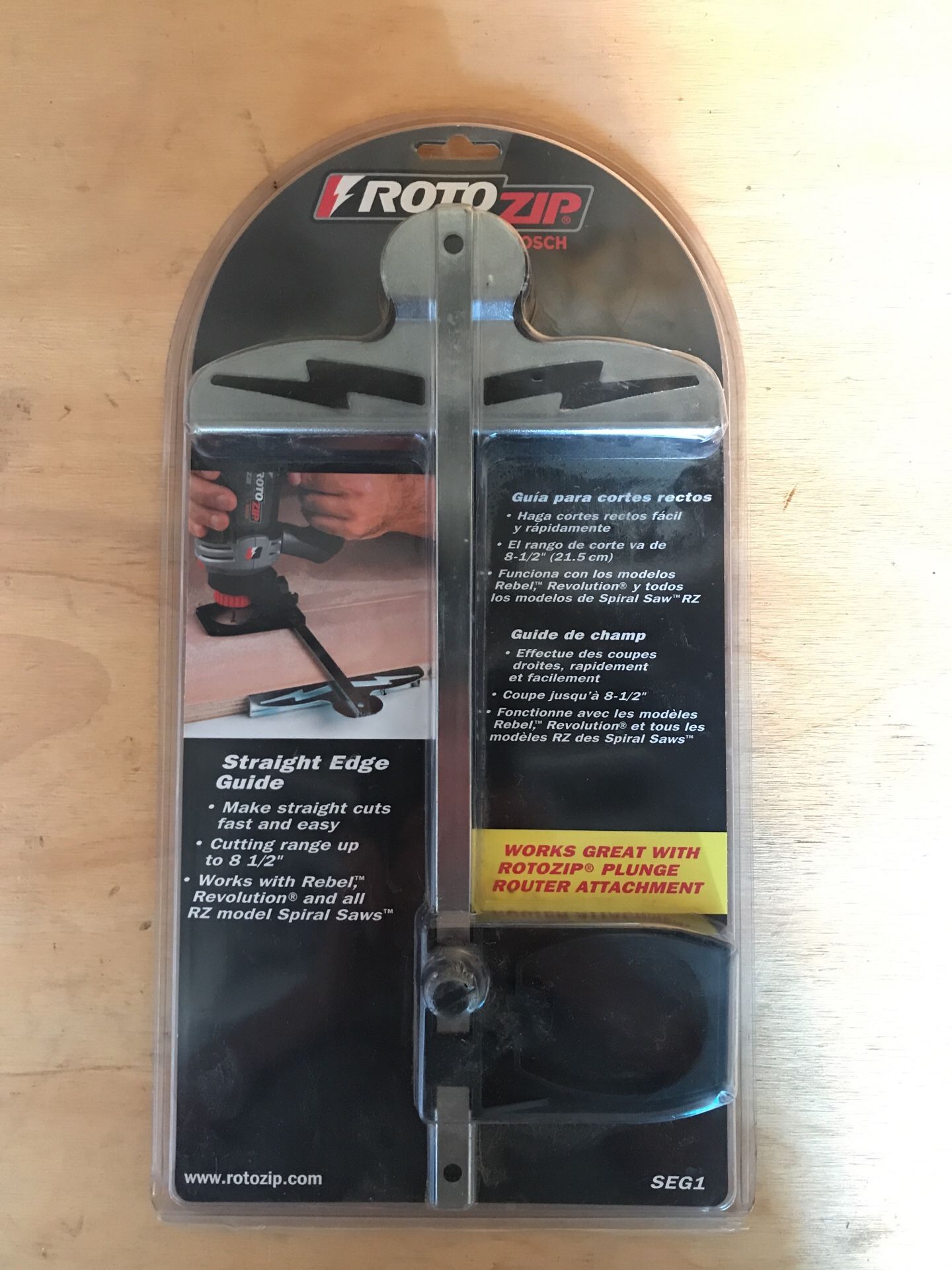 NEW ROTOZIP Roto zip straight edge cutting guide for Sale in Ripon, CA