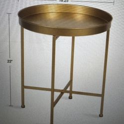 Ekta Tray Top Cross Legs End Table