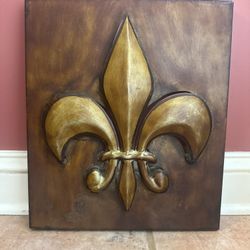 Metal Fleur De Lis Wall Art
