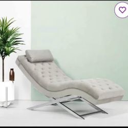 Brand new wayfair brand  Masoomeh Upholstered Chaise Lounge retail:$2099