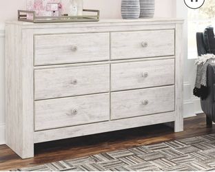 Whitewash dresser
