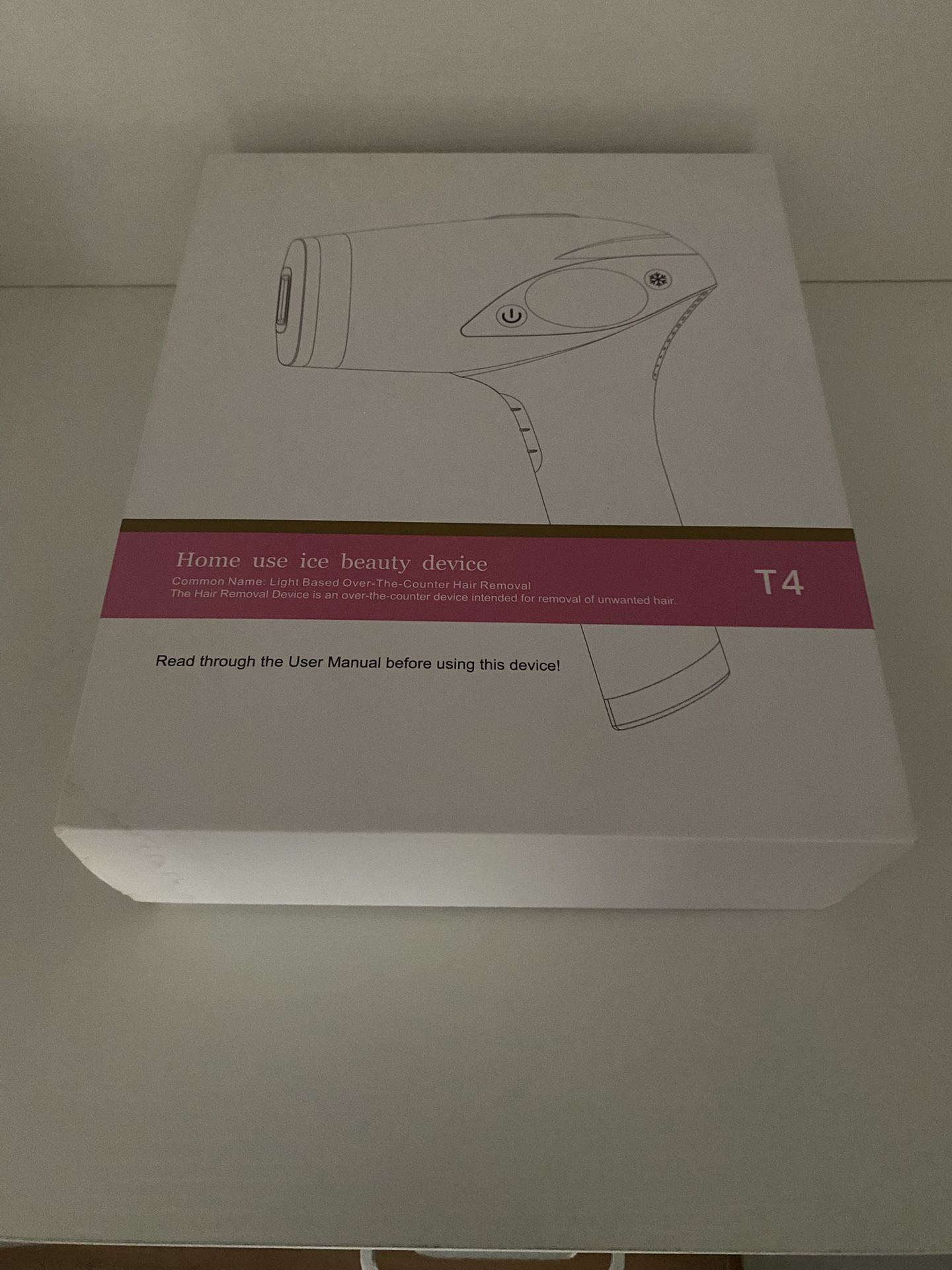 Home Use Ice Beauty IPL Laser Hair Removal Device T4