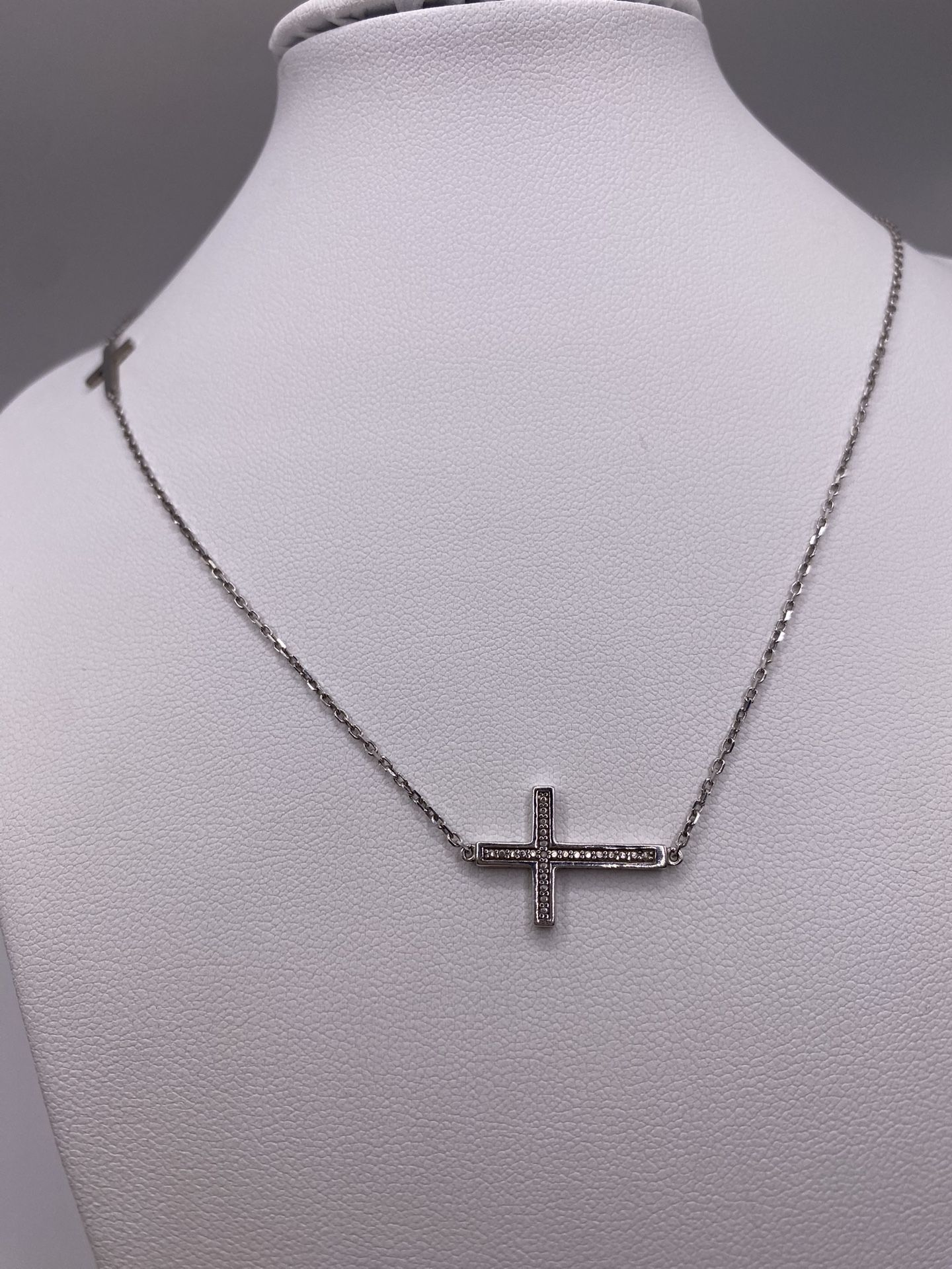 925 Italian Cross Necklace 