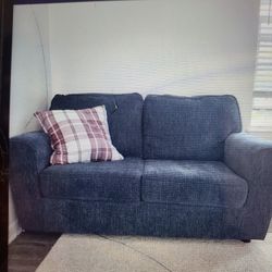 Couch Set & Full Size Mattress with Frame
