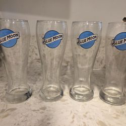BlueMoon Beer Glasses