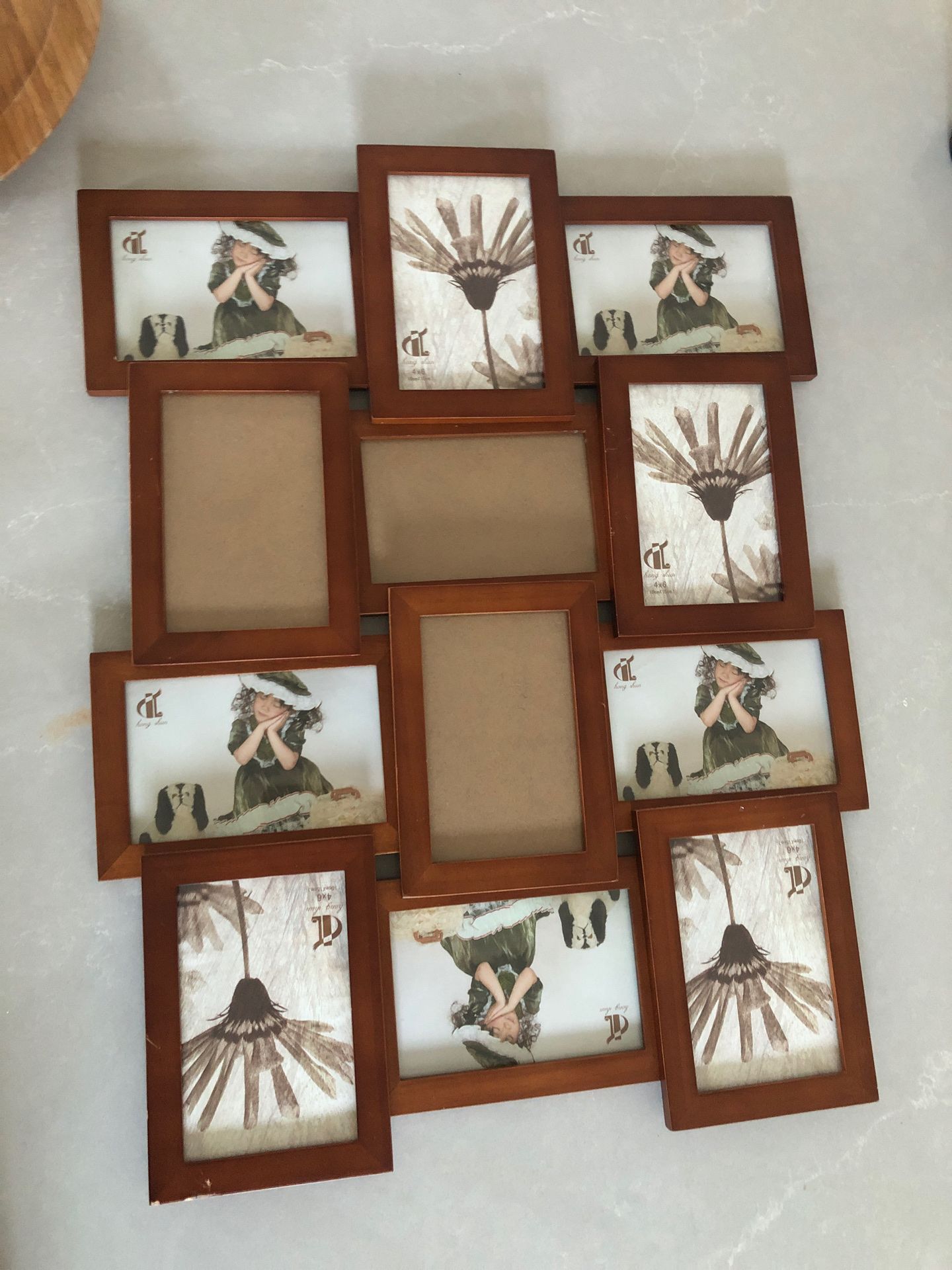 FREE picture frame. Fits 12 pictures