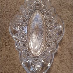 VINTAGE Cut Glass Candy Dish
