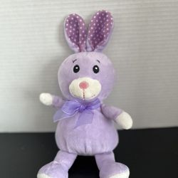 Hug & Luv purple bunny staffed animal
