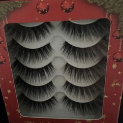 5 pairs high quality mink style eyelashes hot selling