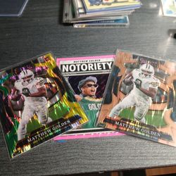 Matthew Golden three rookie parallels