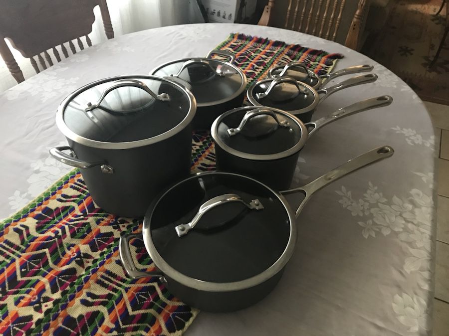 Lot #244 Kirkland Pots and Pans, Made In Italy - Picks and