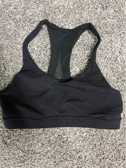 Lululemon Invigorate Bra - Black Mesh Racerback - Size 10