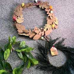 Wreath Set (new With Tags From Target)