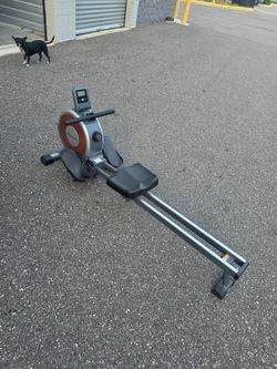 Weight rower machine