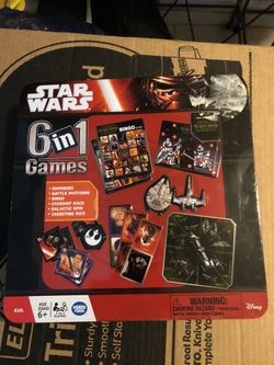 Star Wars 6 in 1 board games