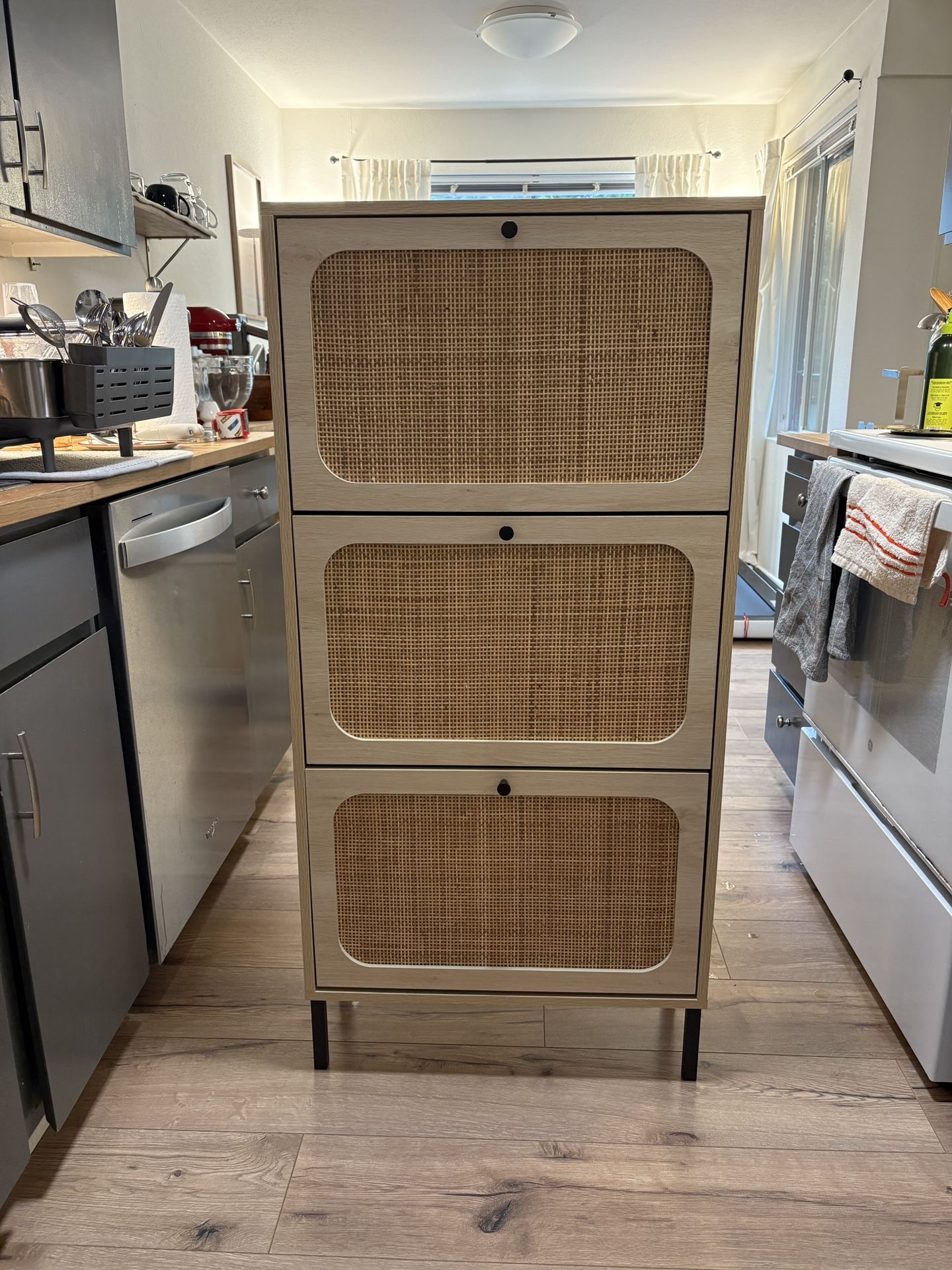 Rattan Shoe Cabinet