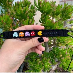 Handmade Pac-Man Bracelet