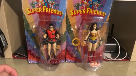 Dc mcfarlane toys platinum chase wonder women and robin