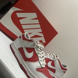 Red & White Dunks