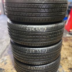 235/55/19 X4 Continental-procontact Used Like New