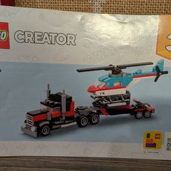 Lego 31146 - Creator 3 in 1 Flatbed Truck with Helicopter 