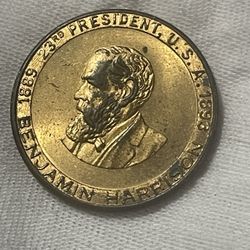 Benjamin Harrison 23rd president commemorative coin