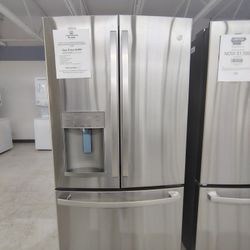 NEW MONTH SALE! GE 27.7 cu. ft. French Door Refrigerator In FingerPrint Resistant Stainless Steel, ENERGY STAR