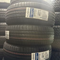 245/60/18 Kumho 4 New Tires Installed And Balanced 50,000 Miles Warranty