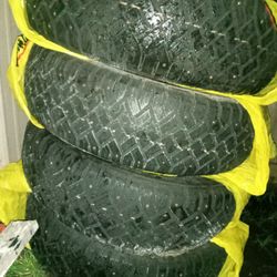 P215/70/R15 Goodyear Snow Studded Tires (4) 100%tread