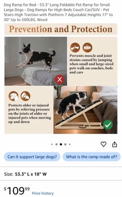 NEW- SweetBin Dog Ramp