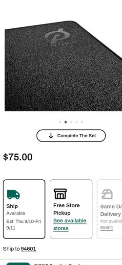 Peloton exercise mat