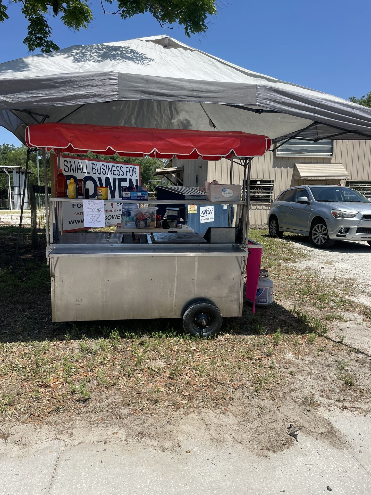 Stainless Steel Food Cart For Sale
