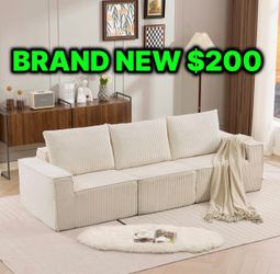 Beige Modular sectional couch 🛋️ brand new in box 📦