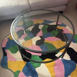 Round Glass Coffee Table