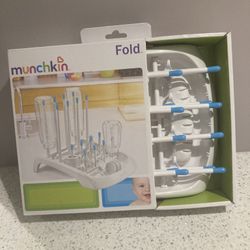 MUNCHKIN FOLD-UP BABY Bottle Cups Pump Parts Drying Rack Drainer