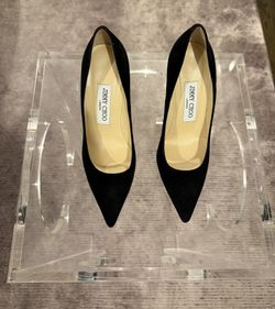 Jimmy Choo black suede pumps size 35