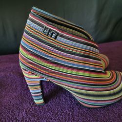 United Nude Striped Colorful Ankle Boots 