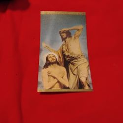 John Baptising Jesus,Made In U.S.A. 1972