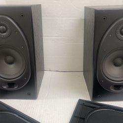 POLK AUDIO RT15i Power Port Bookshelf Speakers Pair Set