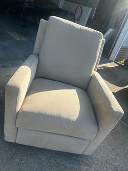 Ivory Accent Armchair and Recliner