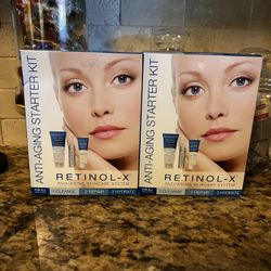 Set Of 2 -Retinol-X Anti-aging kit 3 products Cleanser, Moisturizer, Eye Lift, 6.6 Ounce. $15