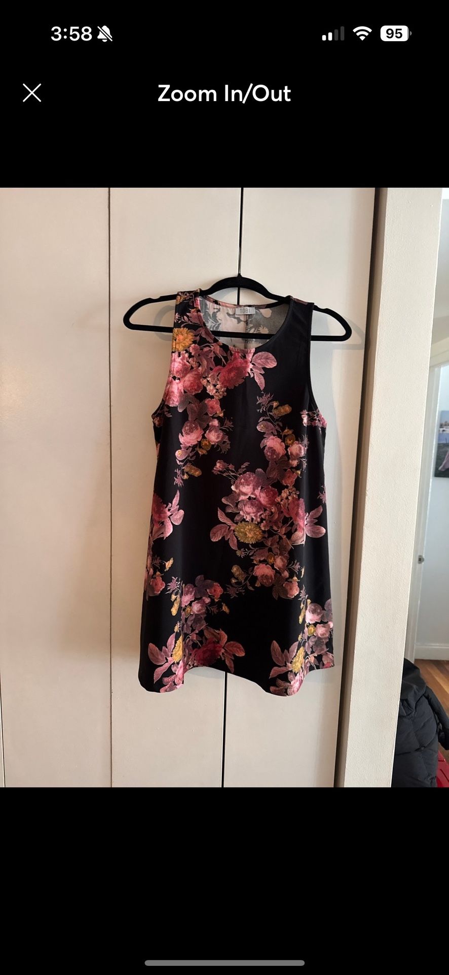 Stunning Floral Mini Dress For Spring