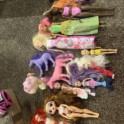 Barbie Brats And Misc Dolls Lot 