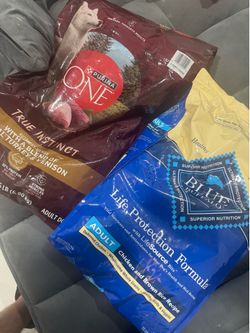 2 big bags of dog food