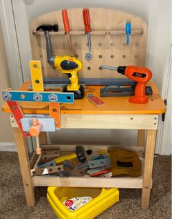 Kiddie Workbench With Accessories